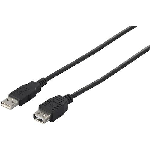 BUFFALO USB2.0取りひろげる有線テレビ(A BSUAA230BK to A) 3m 黒いこと 90個まとめ売り 90個 【まとめ売り商いもの】
