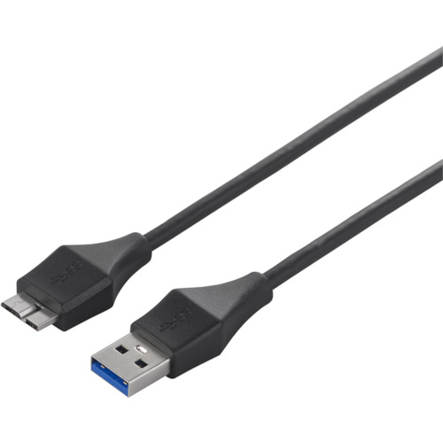 BUFFALO USB3.0 BSUAMBSU305BK A to microB スリムケーブル 0.5m ブラック 84個まとめ売り 84個 【まとめ売り商品】