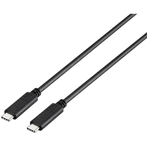 BUFFALO USB3.1 BSUCC312P3A05BK Gen2ケーブル(Type－C to Type－C) USB Power Delivery(3A)対応 0.5m ブラック 80個まとめ売り 80個 【まとめ売り商品】
