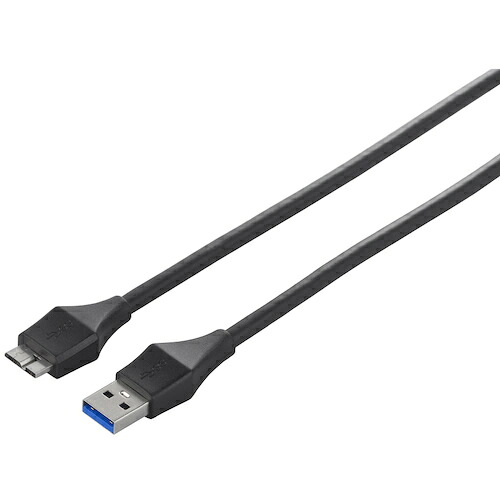 BUFFALO ユニバーサルコネクター BSUAMBU330BK USB3.0 A to microB ケーブル 3.0m ブラック 48個まとめ売り 48個 【まとめ売り商品】
