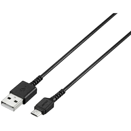 BUFFALO USB2.0有線テレビ(Type－A BSMPCMB110BK to microB) か細い 1.0m 黒いこと 80個まとめ売り 80個 【まとめ売り商いもの】