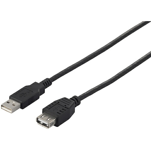BUFFALO USB2.0 BU2AA20BK A to A 押しひろげる有線テレビ 2.0m 黒いこと 186個まとめ売り 186個 【まとめ売り商いもの】