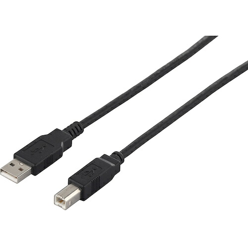 BUFFALO USB2.0有線テレビ(A BSUAB210BK to B) 1m 黒いこと 200本まとめ売り 200本 【まとめ売り商いもの】