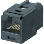 PANDUIT 科目6A CC6X88BL JJアダプター(RJ45中継ぎ用手玉) 黒 50個まとめ売り 50個 【まとめ売り商いもの】
