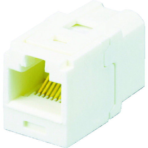 PANDUIT 科目6A CC6X88IW JJアダプター(RJ45中継ぎ用手玉) 象牙色 50個まとめ売り 50個 【まとめ売り商いもの】