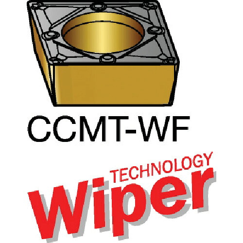 SANDVIK コロターン107 CCMT 09 T3 08-WF 旋削用ポジチップ(120) 1125 10個まとめ売り 10個 【まとめ売り商品】|設備プロ王国 店
