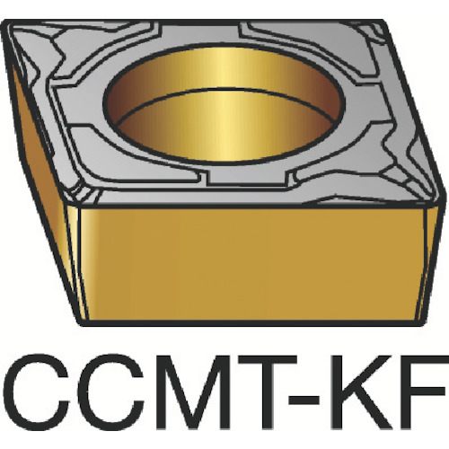 SANDVIK コロターン107 CCMT 12 04 04-KF 旋削用ポジ心付け(120) H13A 10個まとめ売り 10個 【まとめ売り商いもの】 その他-花・ガーデン・DIY-電動工具本体