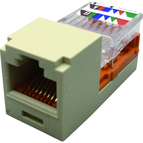 PANDUIT カテゴリ5Eモジュラージャック CJ588EIY アイボリー 50個まとめ売り 50個 【まとめ売り商品】｜設備プロ王国　店