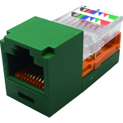 PANDUIT カテゴリ5Eモジュラージャック CJ588GRY 緑 50個まとめ売り 50個 【まとめ売り商品】|設備プロ王国 店