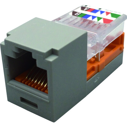 PANDUIT カテゴリ5Eモジュラージャック CJ588IGY ライトグレー 50個まとめ売り 50個 【まとめ売り商品】|設備プロ王国 店
