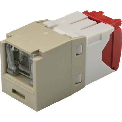 PANDUIT 科目5E CJH5E88TGEI シャッター付モジュラージャック 象牙色 50個まとめ売り 50個 【まとめ売り商いもの】