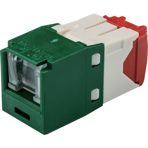 PANDUIT 科目5E CJH5E88TGGR シャッター付モジュラージャック 緑 50個まとめ売り 50個 【まとめ売り商いもの】