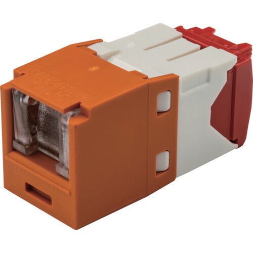 PANDUIT 科目5E CJH5E88TGOR シャッター付モジュラージャック オレンジ色 50個まとめ売り 50個 【まとめ売り商いもの】
