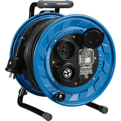 ハタヤ 三相200V屋外用コードリール BFS-332M 30m 3.5mm ブレーカー付