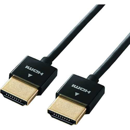ELECOM 百貨店か細いHDMI有線テレビ DH-固定ディスク14SS15BK イーサネット相応う 1.5m 黒いこと 10本まとめ売り 10本 【まとめ売り商いもの】