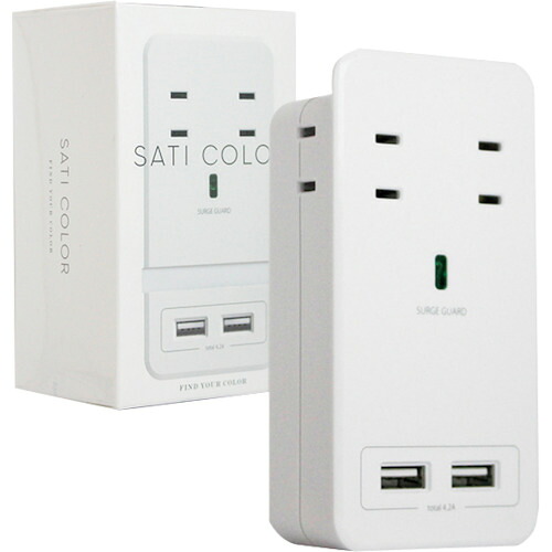 Fargo SATI CT221WH COLOR AC4個口 4.2A USB 白いこと 50個まとめ売り 50個 【まとめ売り商いもの】 その他-花・ガーデン・DIY