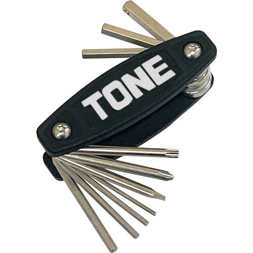 TONE 六角棒レンチ(ナイフ式) CMT11 マルチツール 11点セット 10組まとめ売り 10組 【まとめ売り商品】