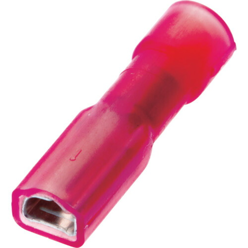 PANDUIT 圧着端子 DNF18-188FIB-C 差込型完全絶縁 メス型 AWG22～18 赤 (100個入) 10袋まとめ売り 10袋 【まとめ売り商品】