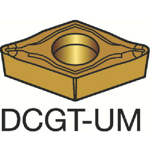 SANDVIK コロターン107 DCGT 11 T3 04-UM 旋削用ポジチップ(130) H13A 10個まとめ売り 10個 【まとめ売り商品】|設備プロ王国 店