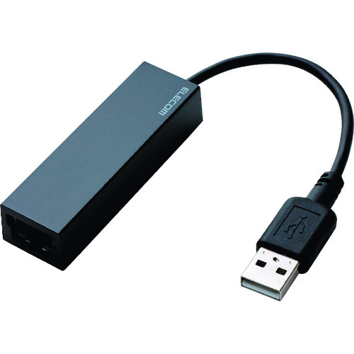 ELECOM USB2.0 EDC-FUA2-B ローカルエリアネットワークアダプタ Type－A 黒いこと 40個まとめ売り 40個 【まとめ売り商いもの】