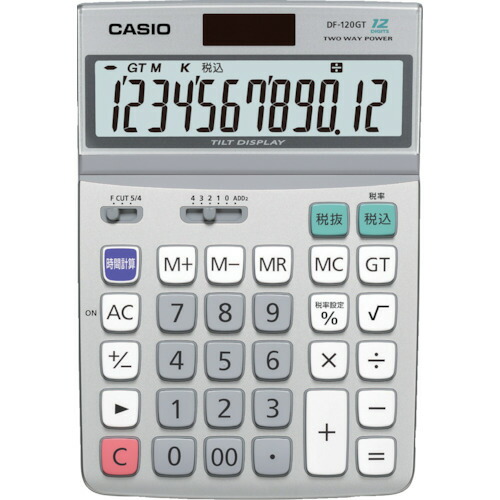 カシオ デスク型電卓12桁 DF-120-GTN 10台まとめ売り 10台 【まとめ売り商品】
