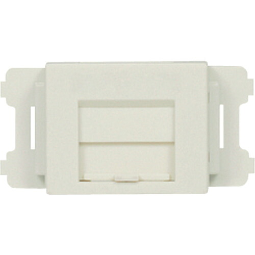 PANDUIT JISプレート用シャッター付きアダプタ CMAOSSMW-X 白 (10個入) 10袋まとめ売り 10袋 【まとめ売り商品】