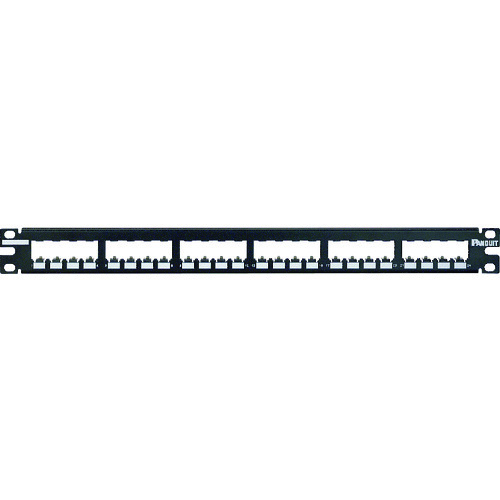 PANDUIT シールド対応モジュラーパッチパネル枠 CP24BLY ストレートタイプ 24ポート 10個まとめ売り 10個 【まとめ売り商品】