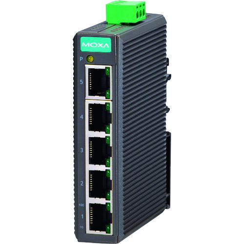 MOXA 5界面(RJ45×5) EDS-205 エントリー気泡管水準器 アンマネージド イーサネットスイッチ