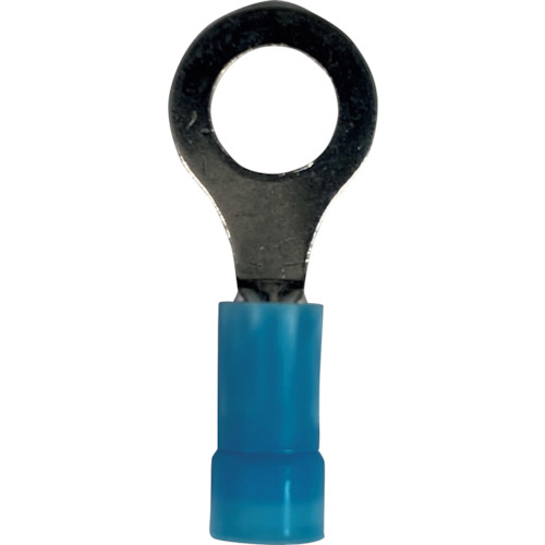 ストロングホールド ビニール絶縁被覆付圧着端子(丸形) EV14-38RB-Q 電線サイズ:AWG16~14/1.25~2sq 取付ネジ:M10 25個入り EV14-38RB-Q 400袋まとめ売り 400袋 【まとめ売り商品】|設備プロ王国 店
