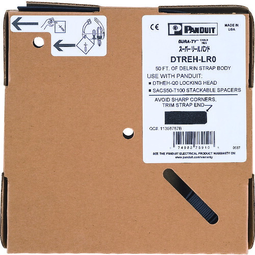 PANDUIT スーパーリールバンド DTREH-LR0 リールストラップ 20巻まとめ売り 20巻 【まとめ売り商品】｜設備プロ王国　店