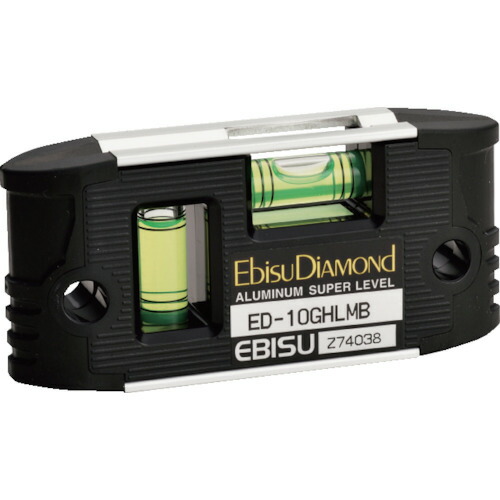 エビスダイヤモンド G－ハンディレベル ED-10GHLMB ブラック 6個まとめ売り 6個 【まとめ売り商品】