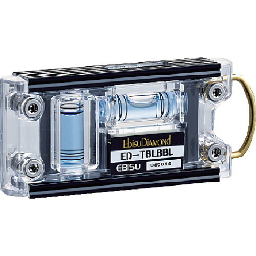 エビスダイヤモンド トビ気泡管水準器 ED-TBLBBL 黒いこと/青碧 6個まとめ売り 6個 【まとめ売り商いもの】