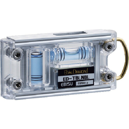 エビスダイヤモンド トビ気泡管水準器 ED-TBLNBL しろがね色/青碧 6個まとめ売り 6個 【まとめ売り商いもの】