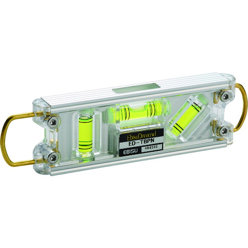 エビスダイヤモンド 気泡管水準器器 ED-TBPN トビ気泡管水準器・労働者階級 しろがね色/緑であること 6個まとめ売り 6個 【まとめ売り商いもの】