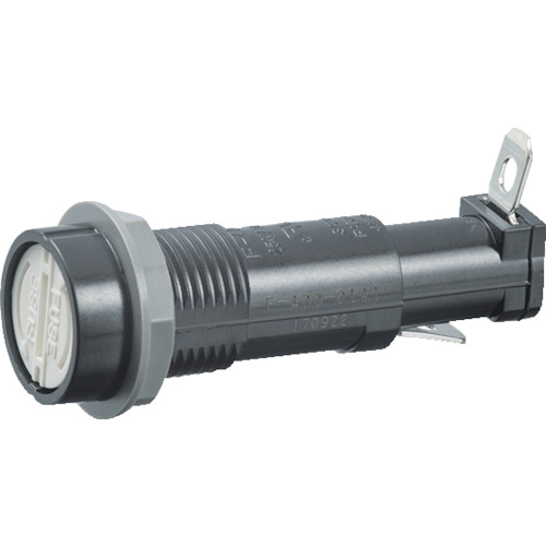 サトーパーツ 筒型ヒューズホルダー F-400-01A1 F－400－01A1 幅45.9×長さ18.5mm 25個まとめ売り 25個 【まとめ売り商品】
