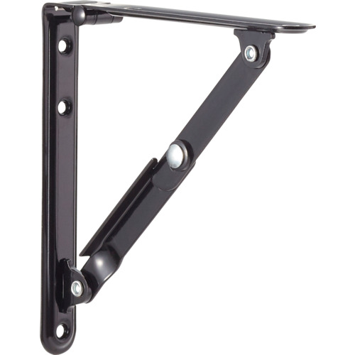 TANNER 折りたたみ棚受け FB150B 150粍 黒 10組まとめ売り 10組 【まとめ売り商いもの】