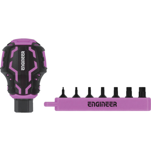 ENGINEER 差替式ドライバー DZ-92P STUBBYドライヴ＆ヘックス極短 PINK＆BLACK 10Sまとめ売り 10S 【まとめ売り商品】｜設備プロ王国　店
