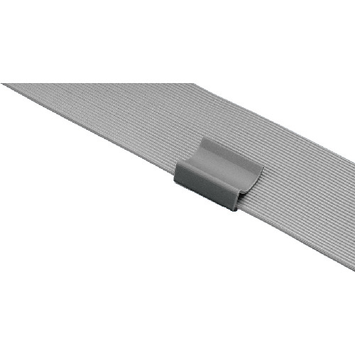 PANDUIT フラットケーブル固定具 FCC5-A-C8 ゴム系粘着テープ付き グレー(100個) 10袋まとめ売り 10袋 【まとめ売り商品】
