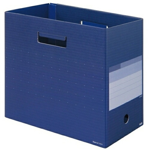 PLUS 87633)ボックスファイルワイド FL-024BF NVB FL－024BF A4 NVB 30冊まとめ売り 30冊 【まとめ売り商いもの】