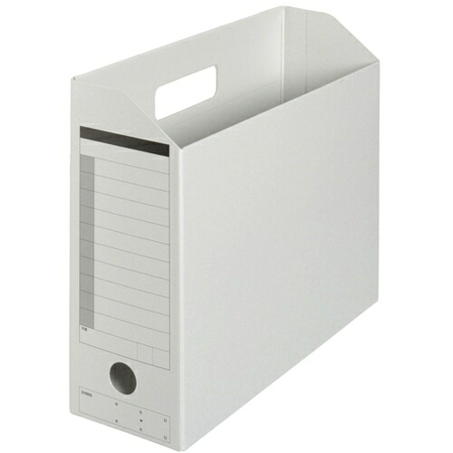 PLUS 879782)ボックス席整理保存用具FL-051BF FL-051BF GY(10) A4E 薄墨色 10個 5PKまとめ売り 5PK 【まとめ売り商いもの】