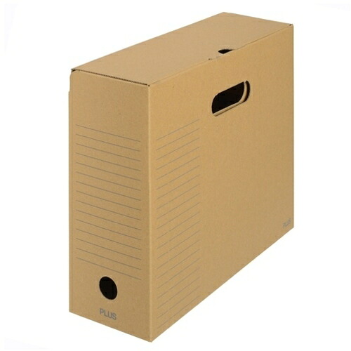 PLUS 78090)ボックス席整理保存用具 FL-081BF DGY FL－081BF 蓋付 A4E 50冊まとめ売り 50冊 【まとめ売り商いもの】