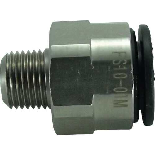 チヨダ ファイブSUSメイルコネクタ FS10-01M 10粍・R1/8 10個まとめ売り 10個 【まとめ売り商いもの】