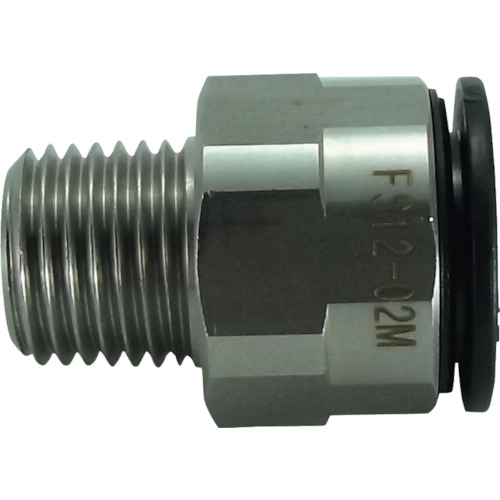 チヨダ ファイブSUSメイルコネクタ FS12-02M 12粍・R1/4 10個まとめ売り 10個 【まとめ売り商いもの】