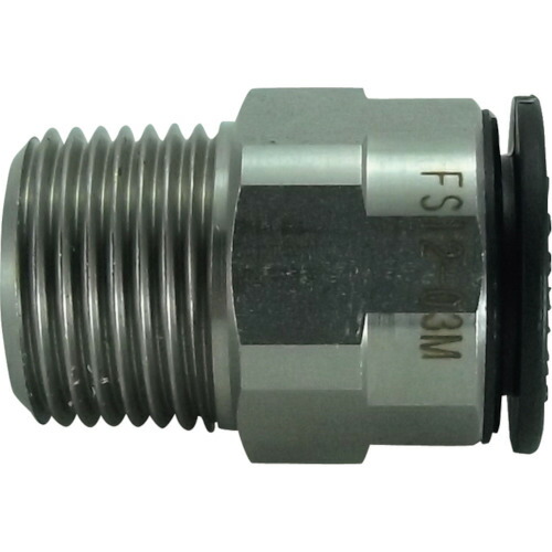 チヨダ ファイブSUSメイルコネクタ FS12-03M 12粍・R3/8 10個まとめ売り 10個 【まとめ売り商いもの】
