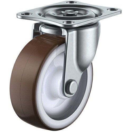 ユーエイ プレート式 G-50UR 自在 キャスター ウレタン 車輪径50mm Gタイプ G型 取付寸法46×35 40個まとめ売り 40個 【まとめ売り商品】|設備プロ王国 店
