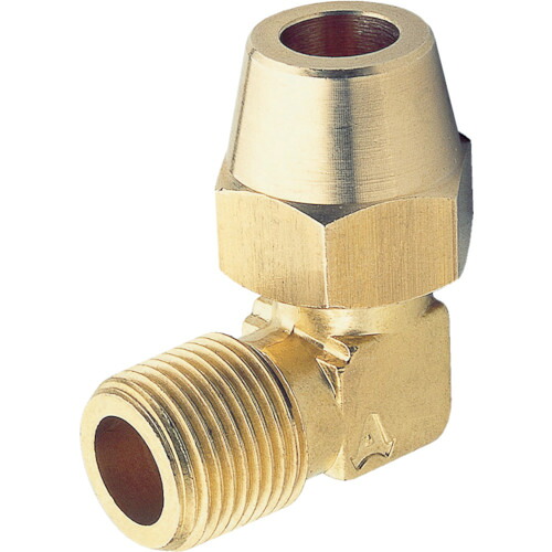 ASOH フレアーエルボ FL-1202 PT1/4XΦ6.35 75個まとめ売り 75個 【まとめ売り商品】
