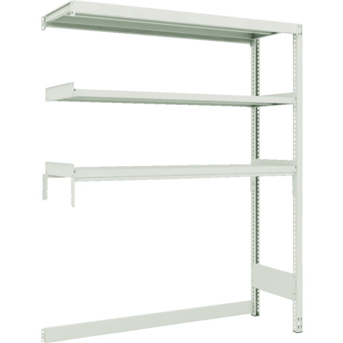 トラスコ中山/TRUSCO M5型中量棚 1800×921×H1500 4段 連結 NG M55694B NG(5090890) JAN：4989999734546 トラスコ中山（TRUSCO） TRUSCO スチールラック Ｍ５型中量棚 １８００×９２１×Ｈ１５００ ５段 単体 ネオグレー 品番：M5-5695