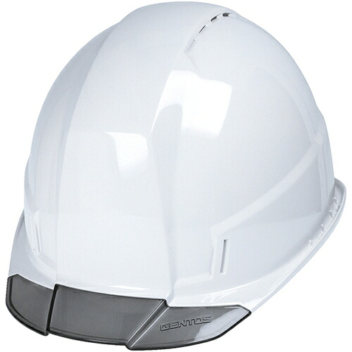 GENTOS ヘルメット GH02VA-WH GRITAIR+ 溝有 ヘッドライト取付可能 飛来・落下物用 白 20個まとめ売り 20個 【まとめ売り商品】
