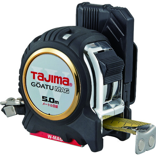 タジマ 剛厚セフGロックダブルマグ25 GASFGLWM2550 5.0m 米突目盛 4個まとめ売り 4個 【まとめ売り商いもの】