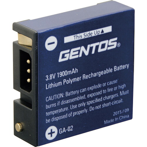 GENTOS 前照灯GH－001RG専用リチウムイオン申し受ける池 GA-02 GA－02 10個まとめ売り 10個 【まとめ売り商いもの】